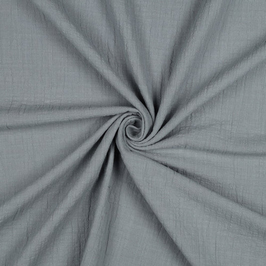 DOUBLE GAUZE SLUB BLUE
