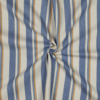 DENIM YARN DYED STRIPES - CAMEL