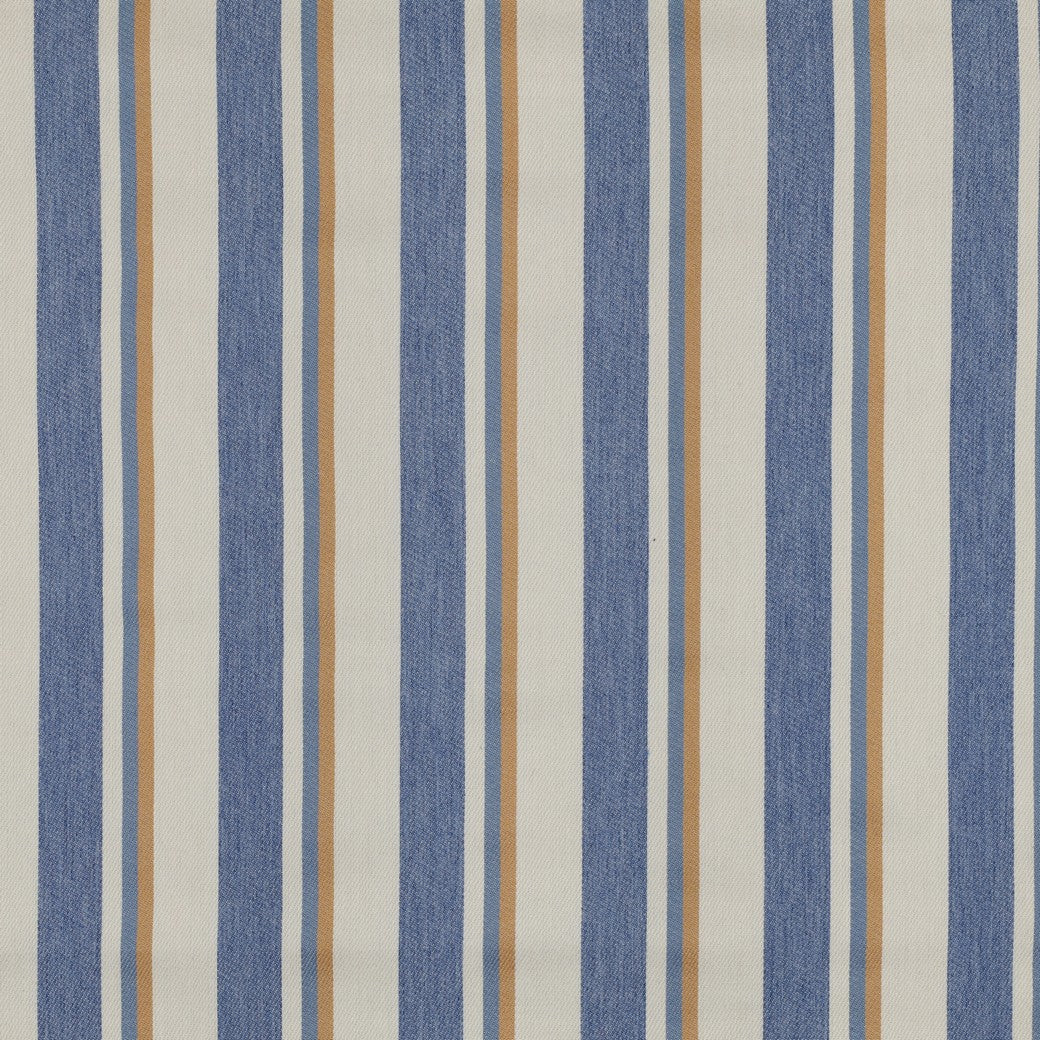 DENIM YARN DYED STRIPES - CAMEL