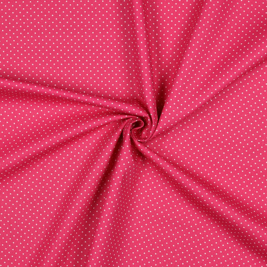 POPLIN PETIT DOTS - PINK