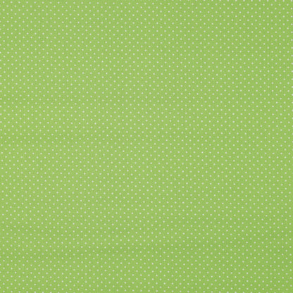 POPLIN PETIT DOTS - LIME