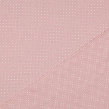 POPLIN PETIT DOTS - OLD ROSE