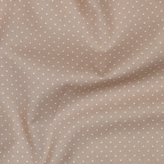 POPLIN PETIT DOTS - SAND