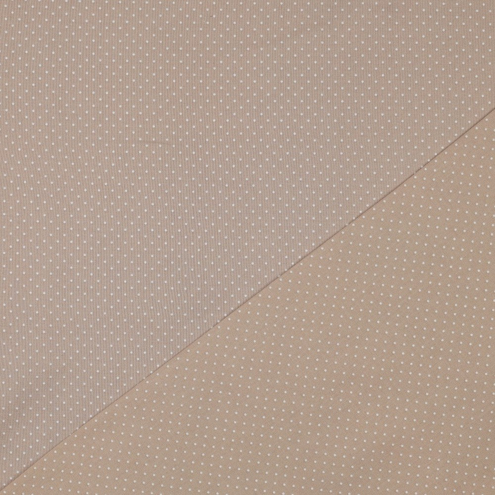 POPLIN PETIT DOTS - SAND