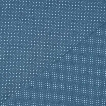POPLIN PETIT DOTS - BLUE