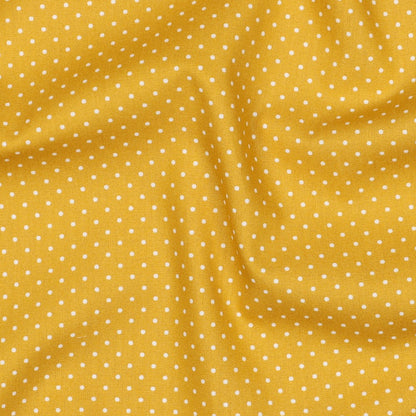 POPLIN PETIT DOTS - OCHRE