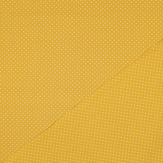 POPLIN PETIT DOTS - OCHRE