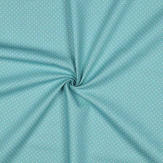 POPLIN PETIT DOTS - OLD GREEN