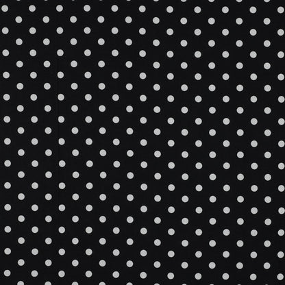 POPLIN DOTS - BLACK