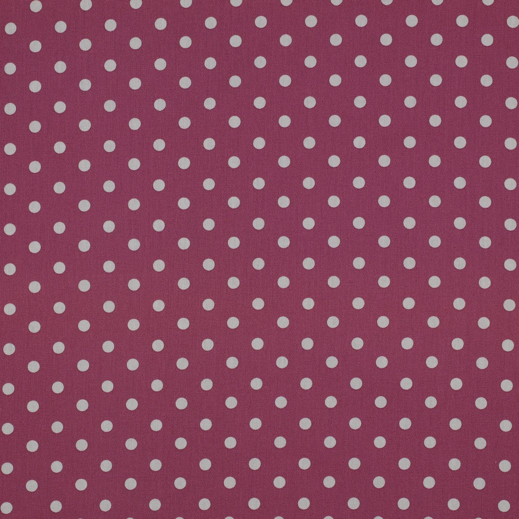 POPLIN DOTS - MAUVE