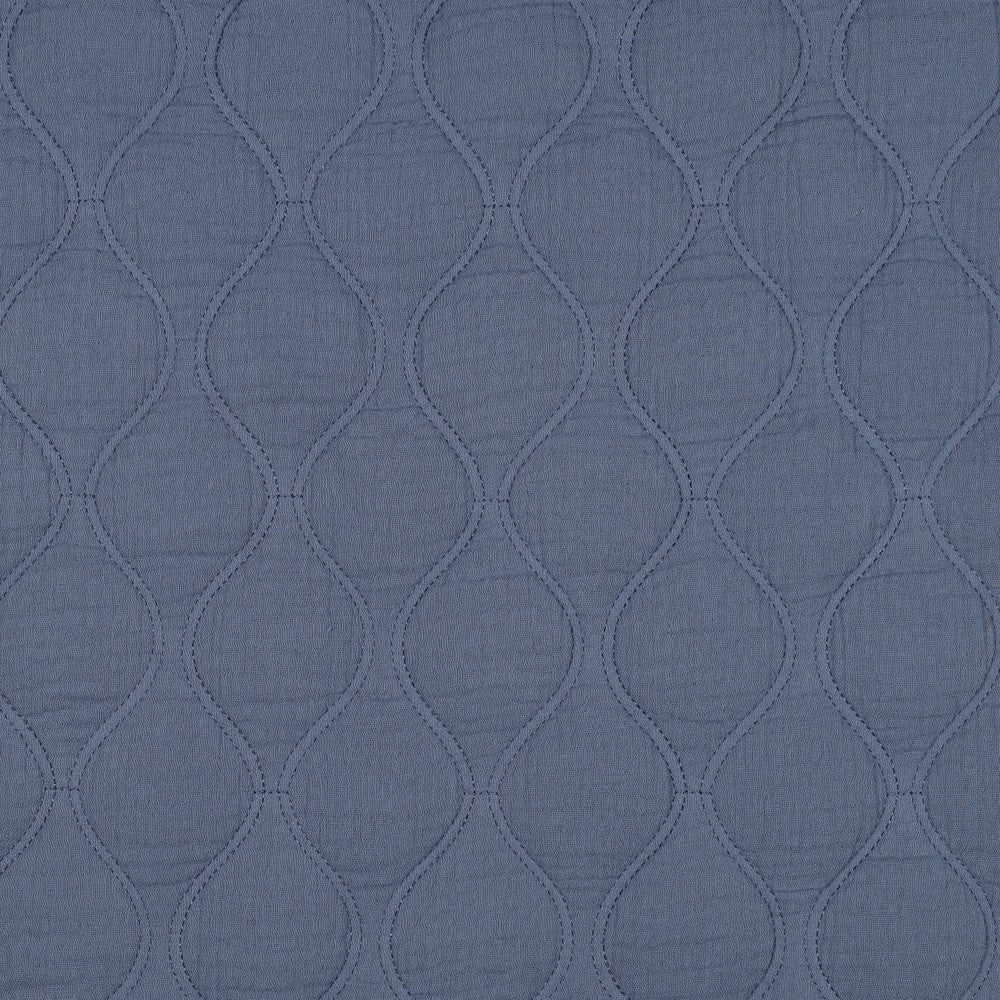 DOUBLE GAUZE QUILT - JEANS