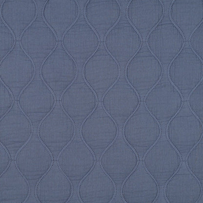 DOUBLE GAUZE QUILT - JEANS