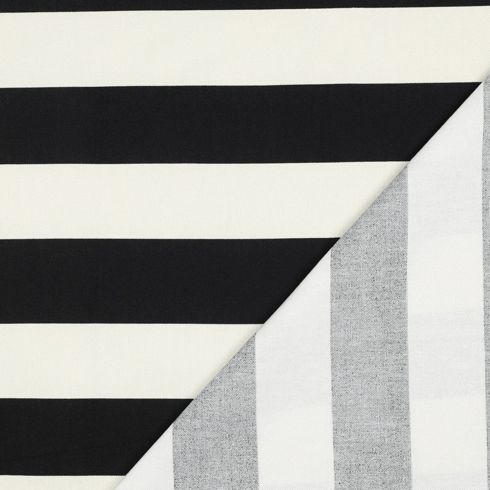 CANVAS STRIPES Black/White
