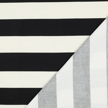 CANVAS STRIPES Black/White