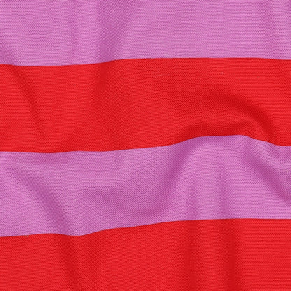 CANVAS STRIPES Red/Mauve