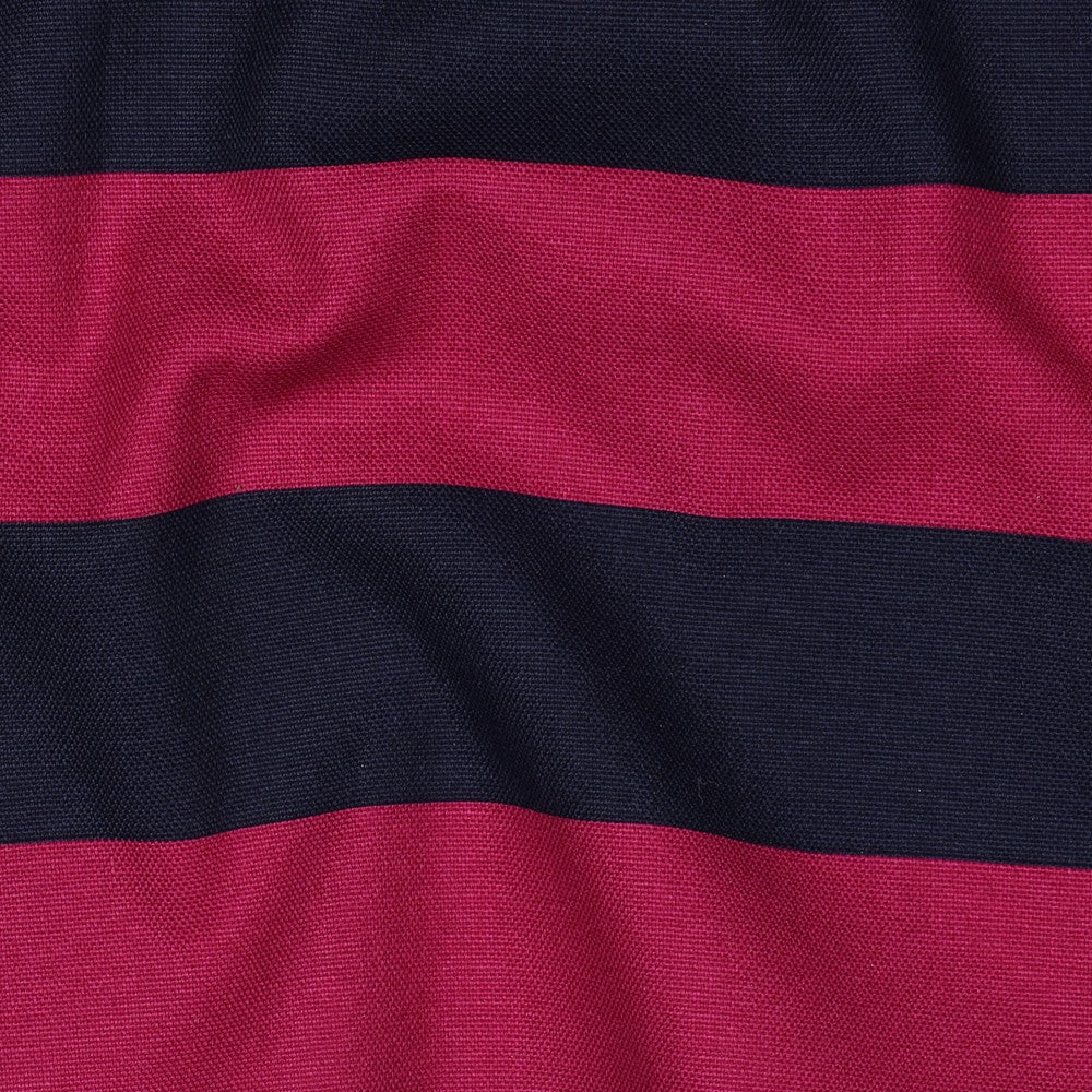 CANVAS STRIPES Fuchsia/Navy