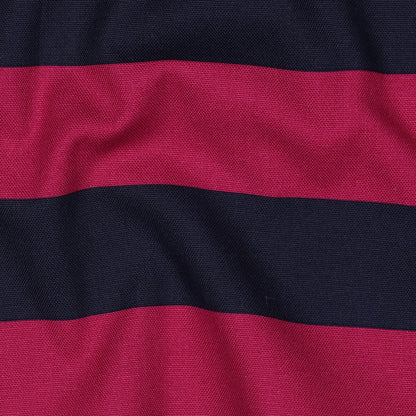 CANVAS STRIPES Fuchsia/Navy