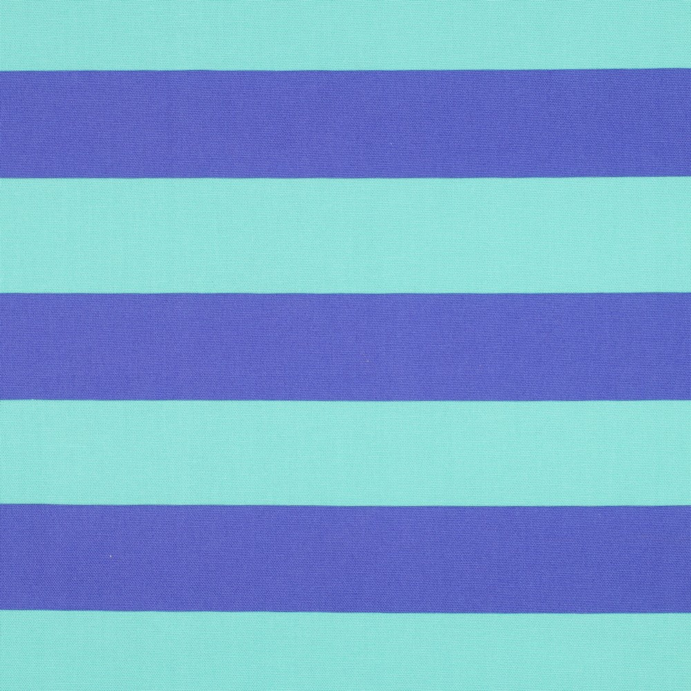 CANVAS STRIPES Mint/Blue