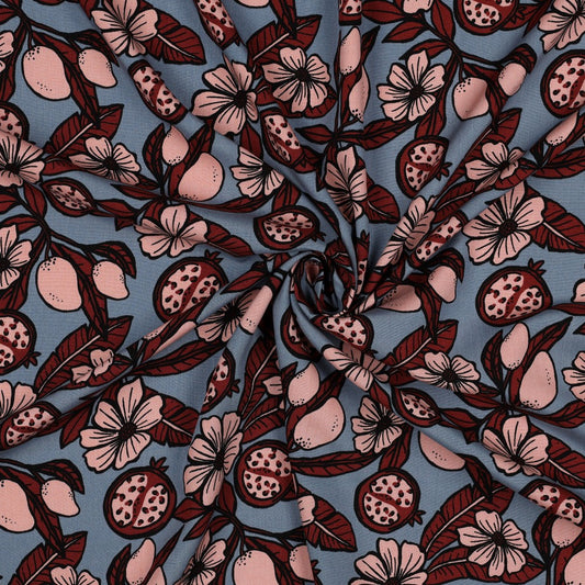 VISCOSE RADIANCE FLOWERS SALMON