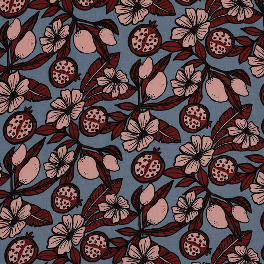 VISCOSE RADIANCE FLOWERS SALMON