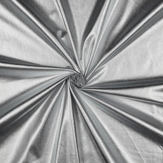 COTTON METALLIC FOIL - SILVER