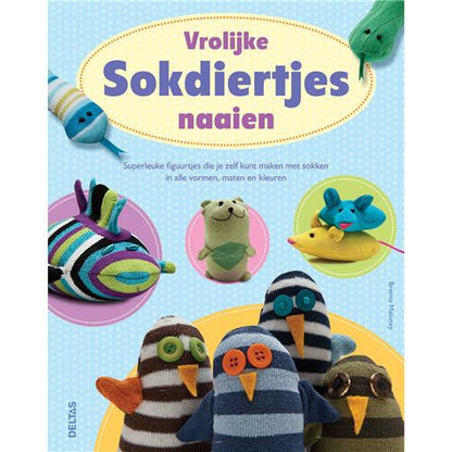Vrolijke sokdierjtes naaien