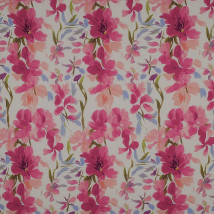 LENZING™ ECOVERO™ DIGITAL FLOWERS ECRU