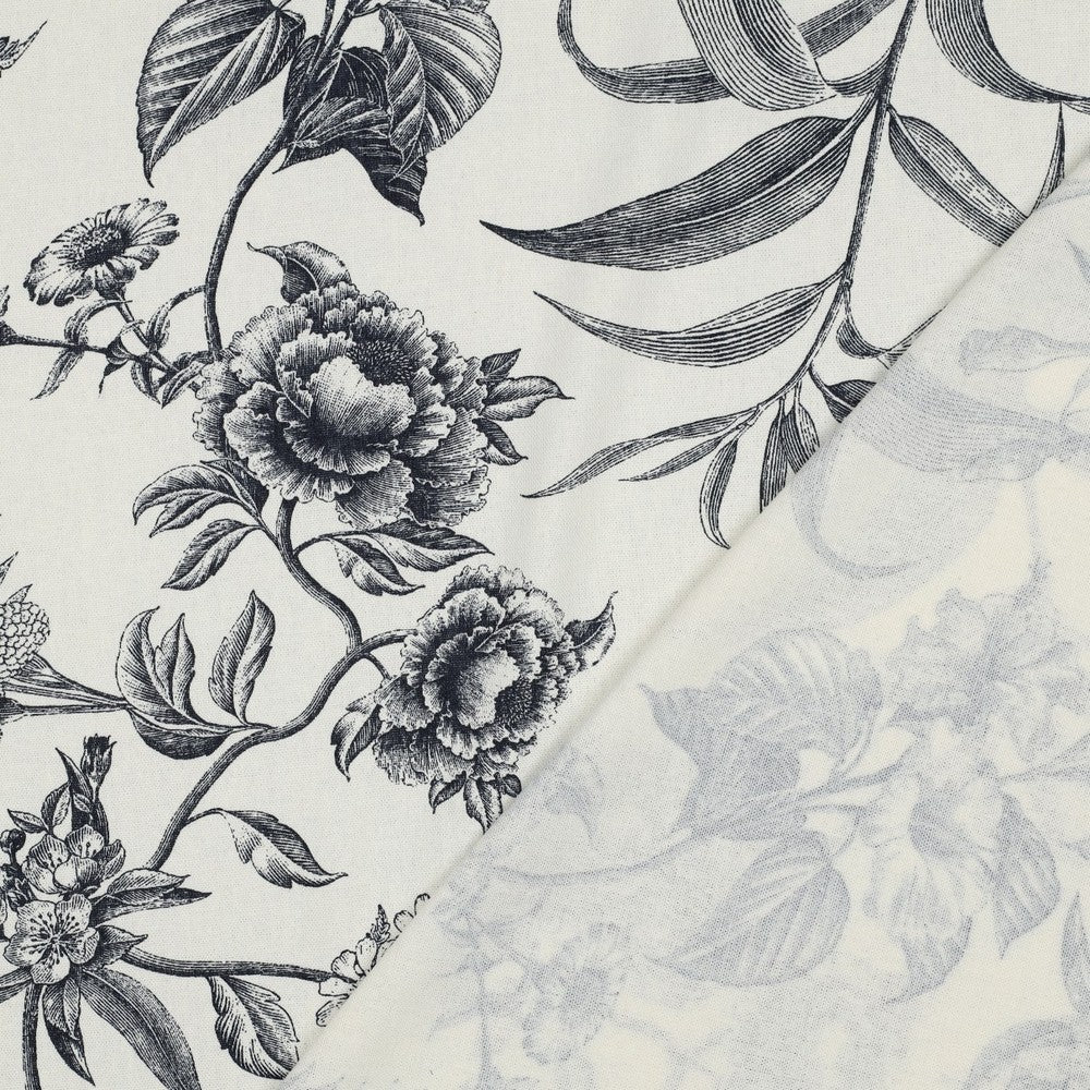 LINEN VISCOSE FLOWERS