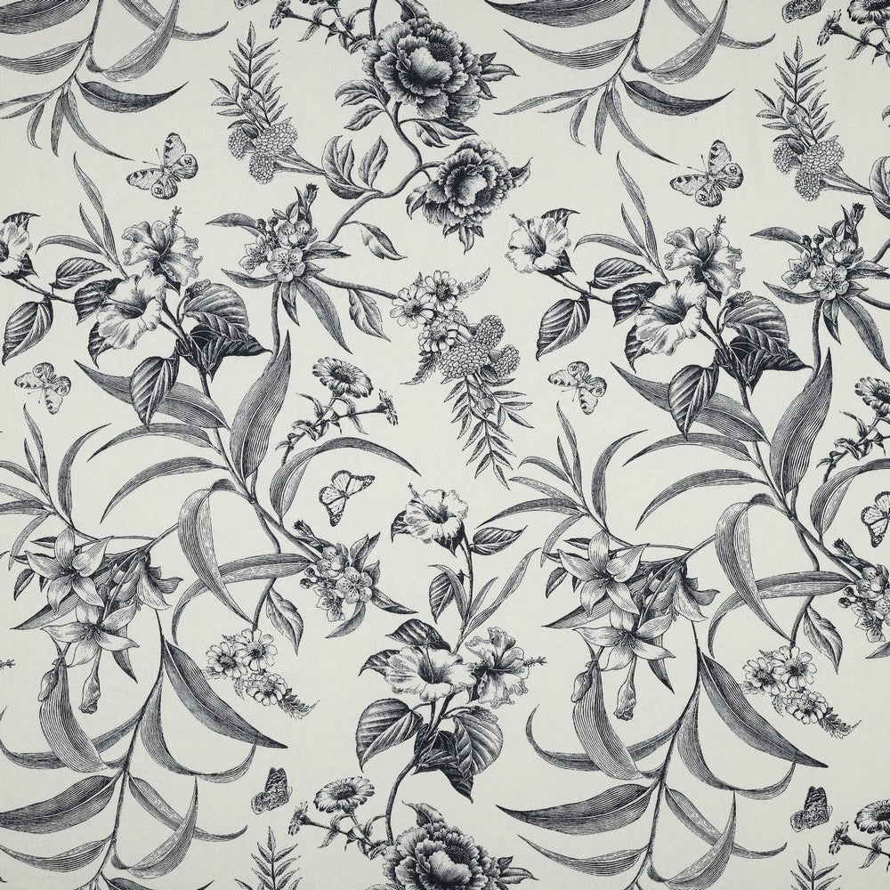 LINEN VISCOSE FLOWERS