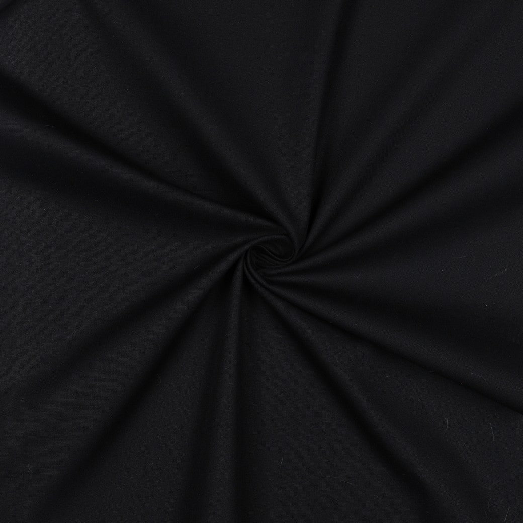 COTTON POPLIN BLACK