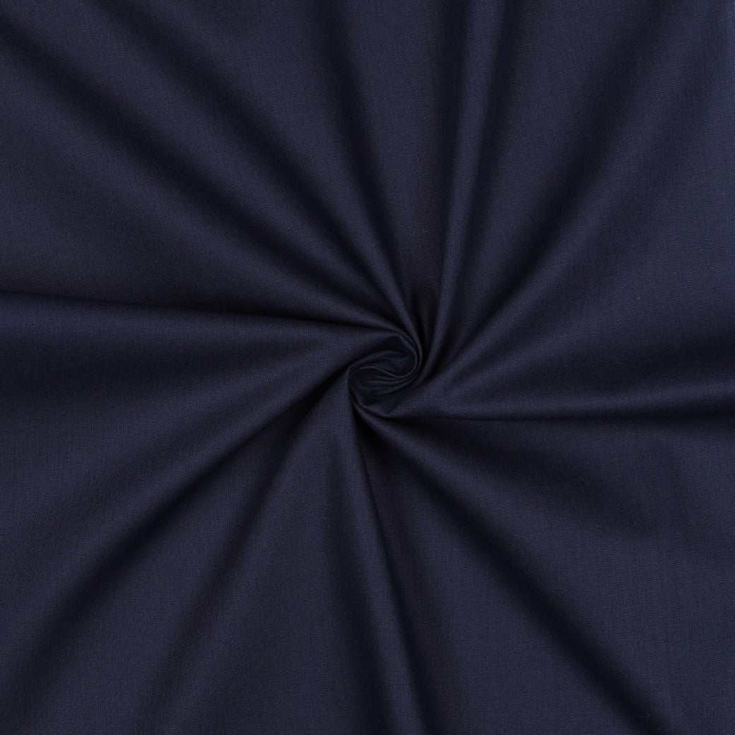 COTTON POPLIN - NAVY