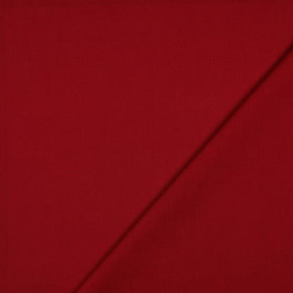 COTTON POPLIN - WINE RED