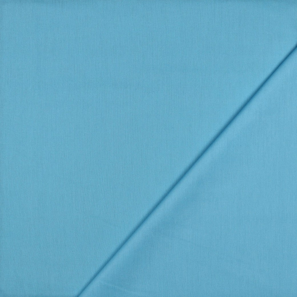 COTTON POPLIN - SKY BLUE