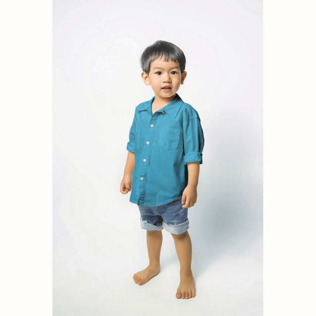 COTTON POPLIN - SKY BLUE