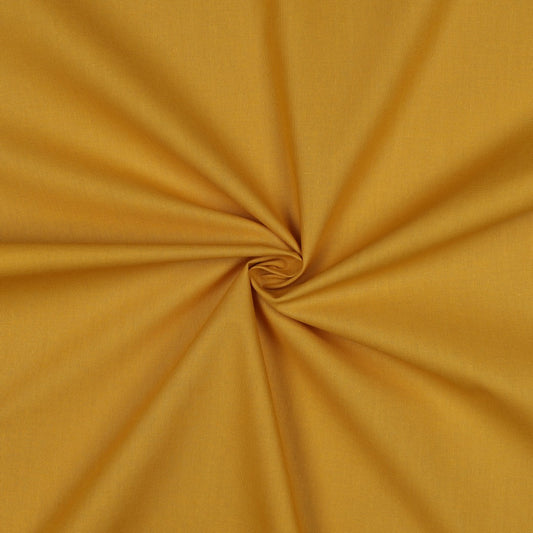 COTTON POPLIN - OCHRE