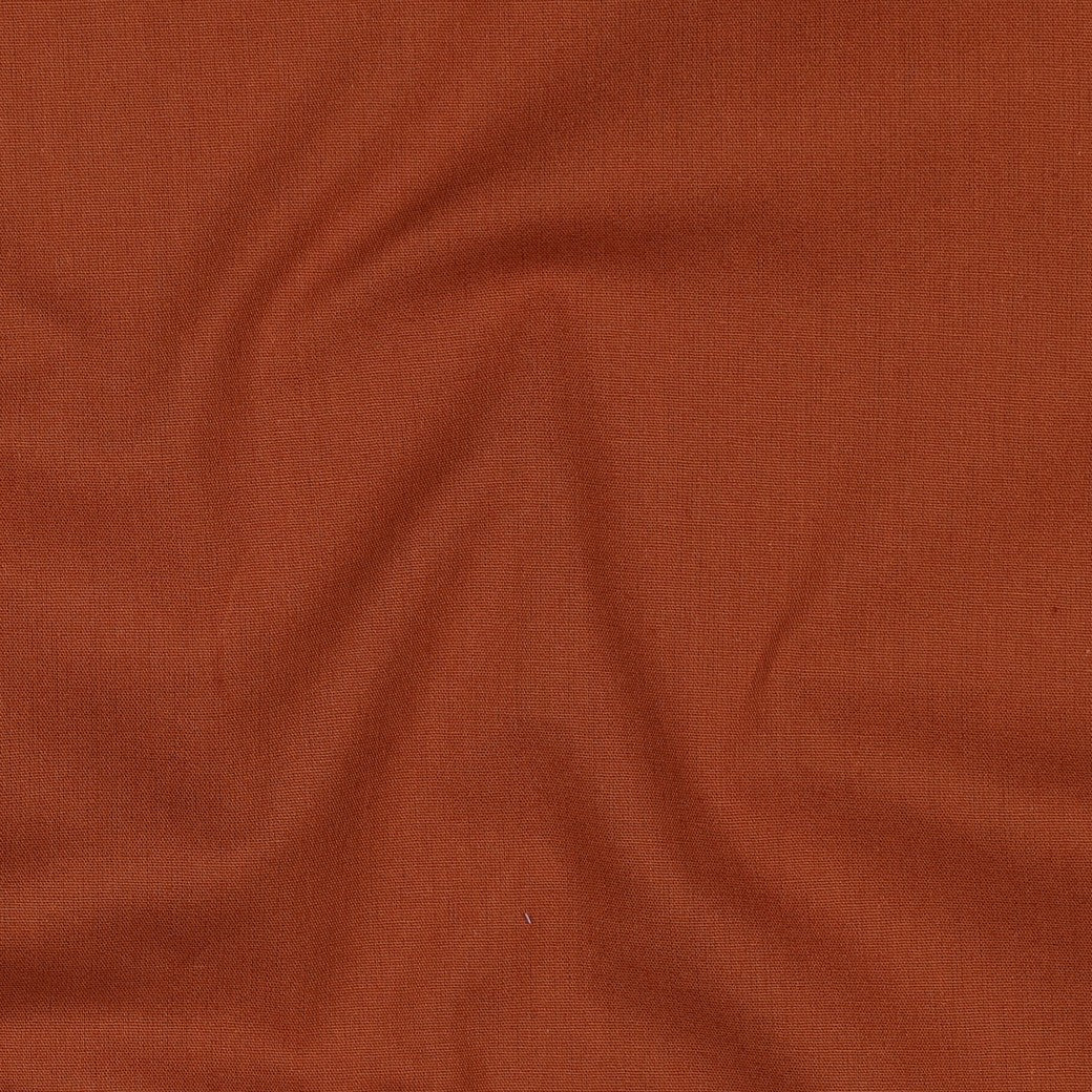COTTON POPLIN - COGNAC