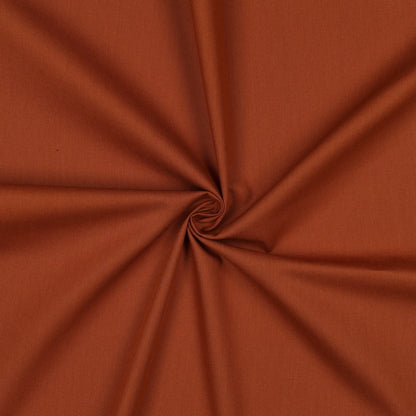 COTTON POPLIN - COGNAC