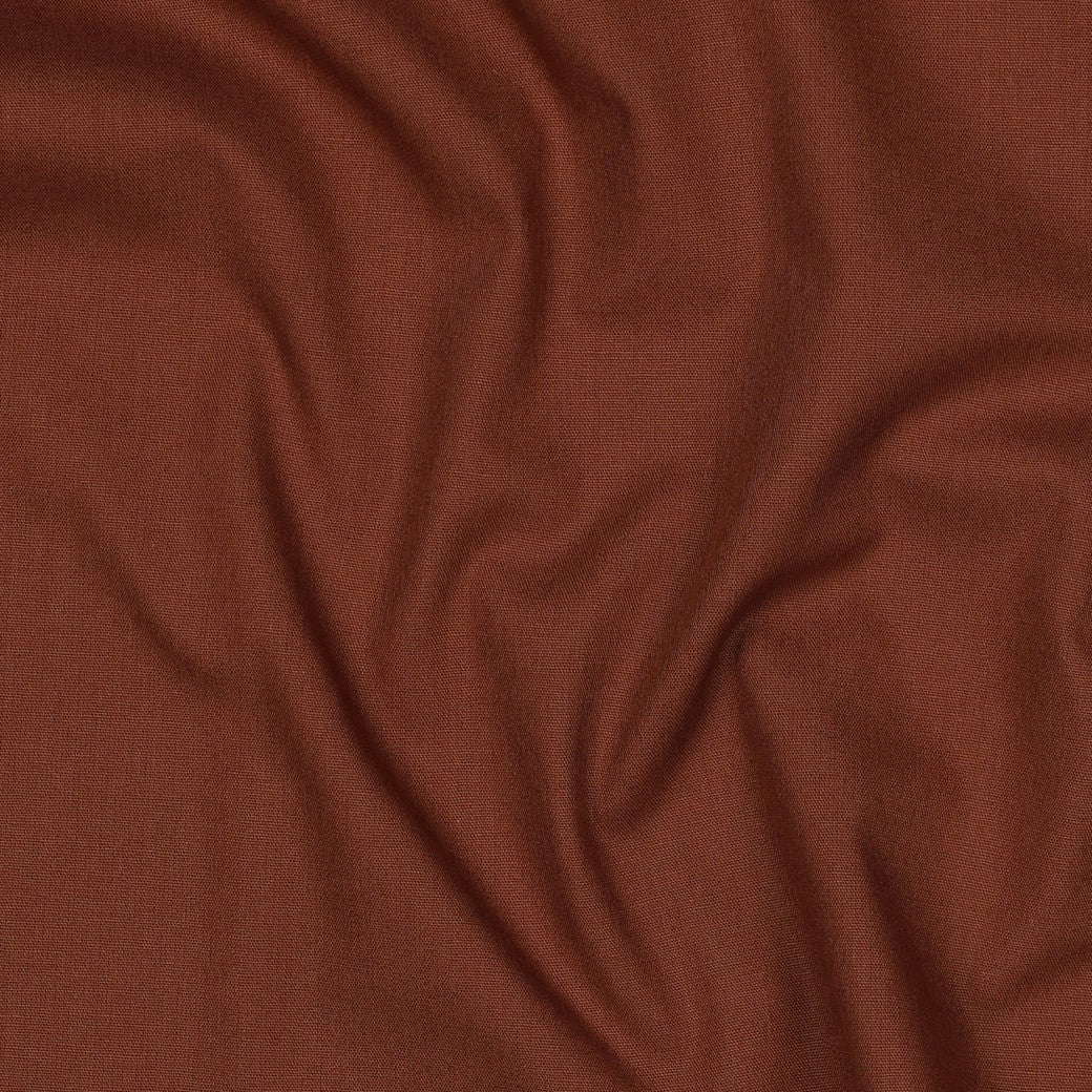 COTTON POPLIN - BROWN