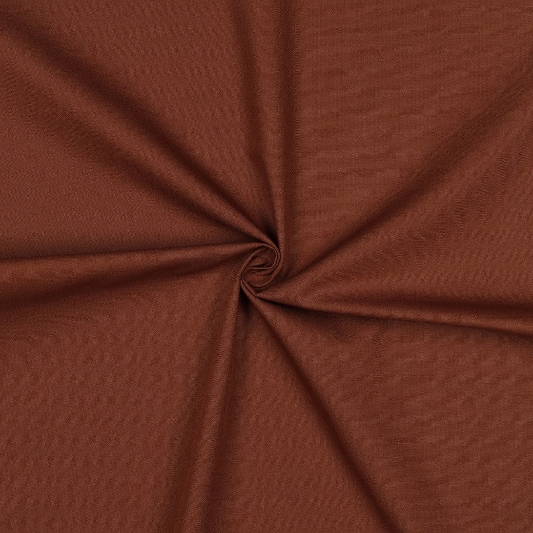 COTTON POPLIN - BROWN
