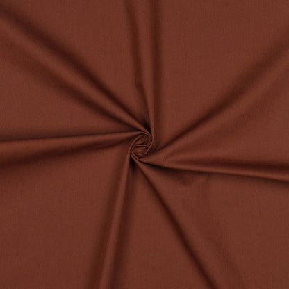 COTTON POPLIN - BROWN