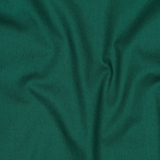 COTTON POPLIN - DARK EMERALD