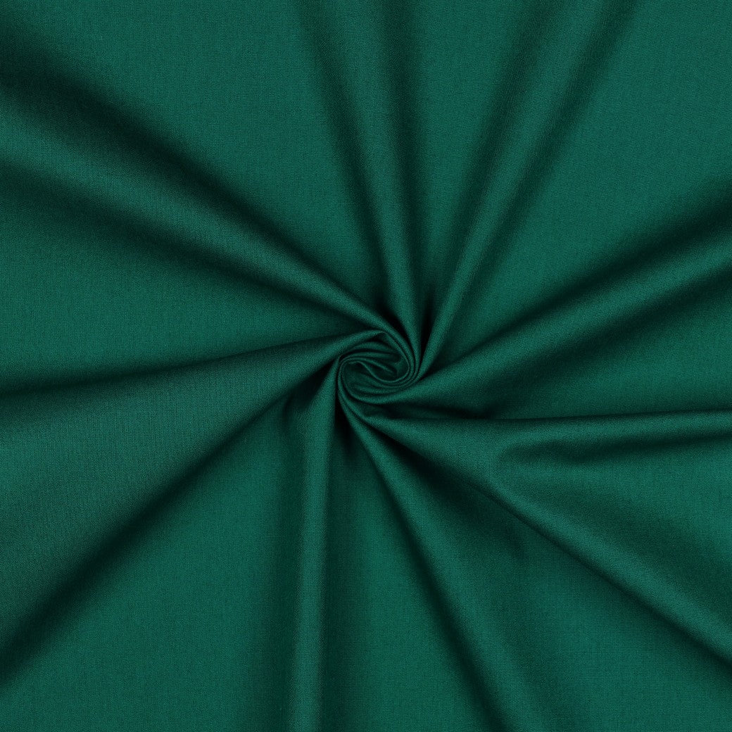 COTTON POPLIN - DARK EMERALD