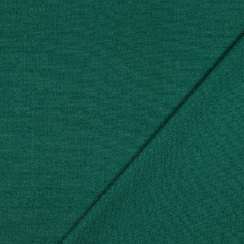 COTTON POPLIN - DARK EMERALD