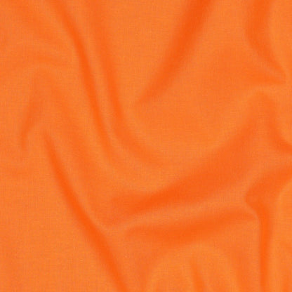 COTTON POPLIN - TANGERINE