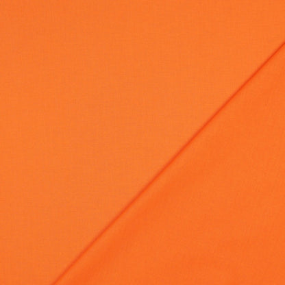 COTTON POPLIN - TANGERINE