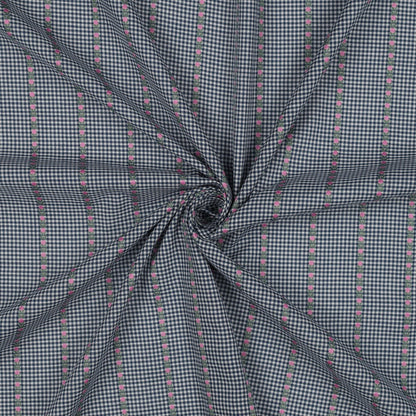 COTTON JACQUARD FLOWERS