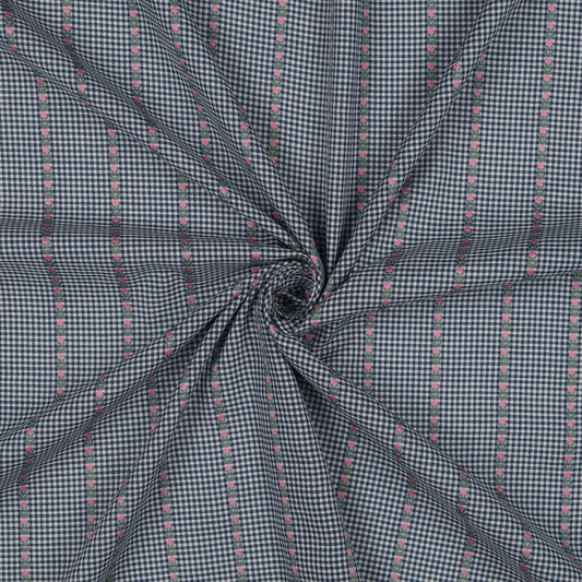 COTTON JACQUARD FLOWERS