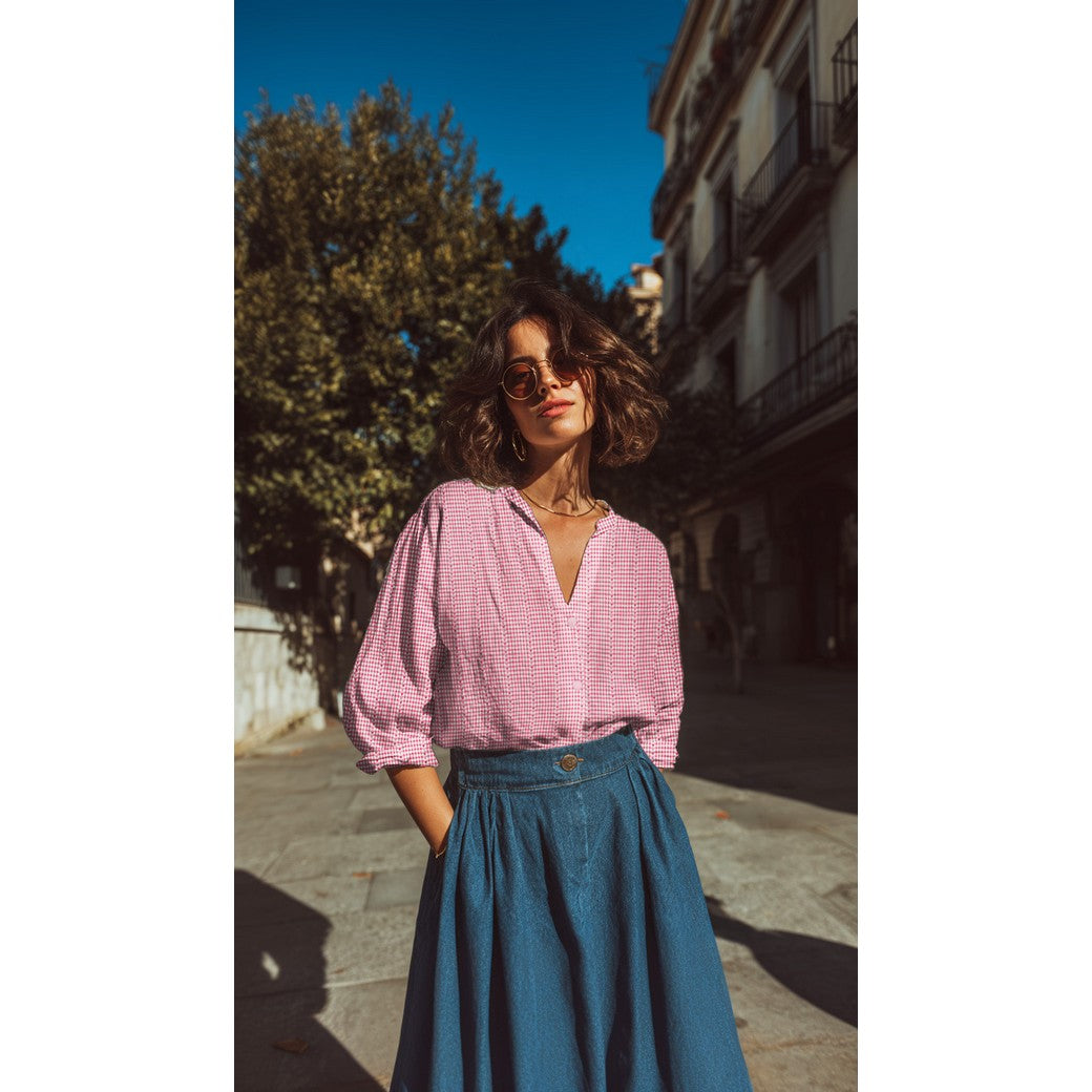 COTTON JACQUARD HEARTS