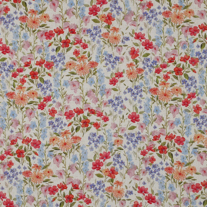 LINEN VISCOSE CREPE DIGITAL FLOWERS