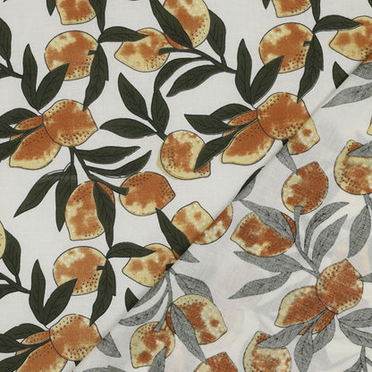 HANDCRAFTED BLOCK-PRINTED COTTON LEMONS